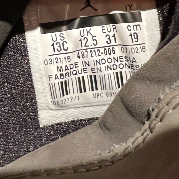 Air Jordan 10 Retro PS 'Smoke Grey' - Picture 8 of 9